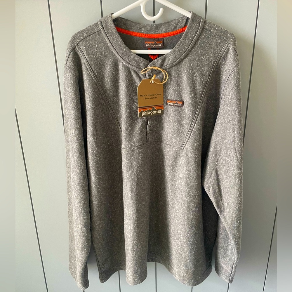 NWT Patagonia Men’s Hemp Crew Sweatshirt